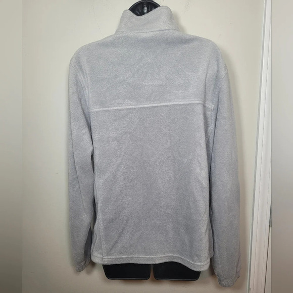 Columbia Fleece Full Zip Grey Jacket sz M - Picture 3 of 9